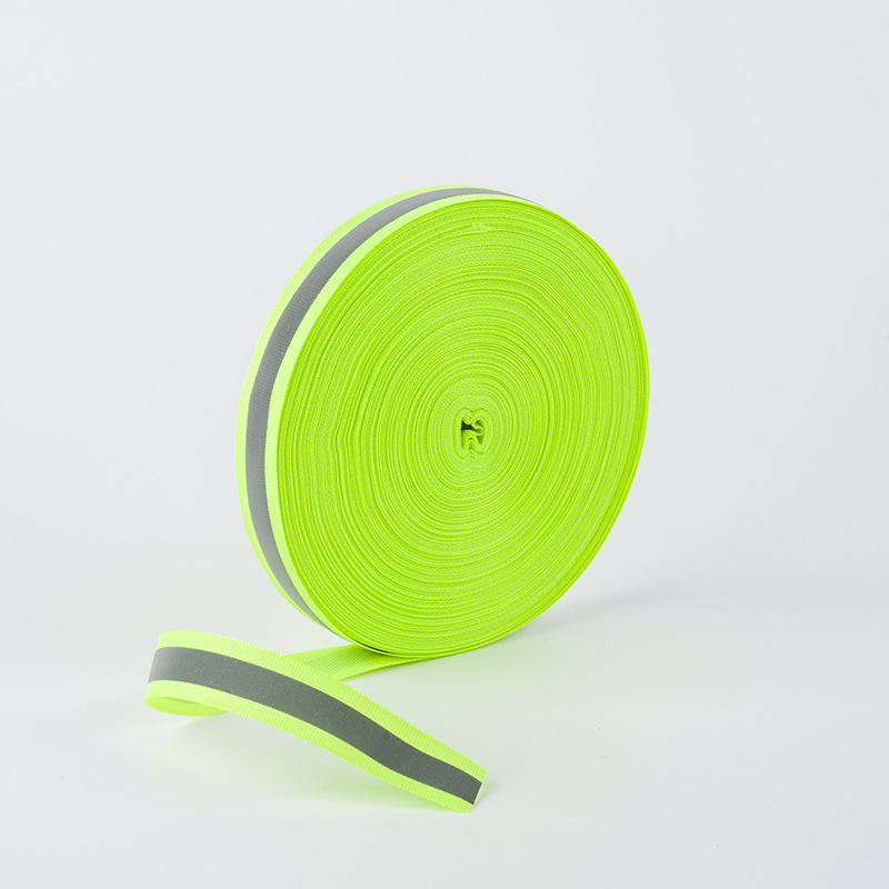 tira reflectante color brillante advertencia media bolsa accesorios de ropa fluorescente verde tira reflectante al por mayor spot image 7