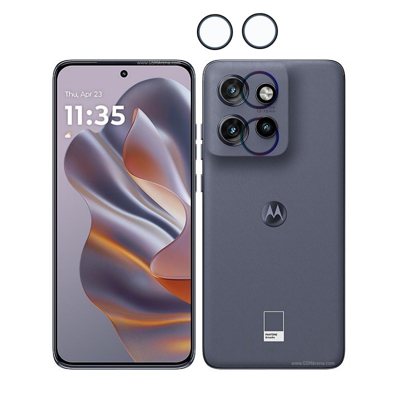 Aplicable a MOTO EDGE 50 NEO película endurecida esmerilada de alta definición lente de vidrio de ojo de halcón película antidolvo malla