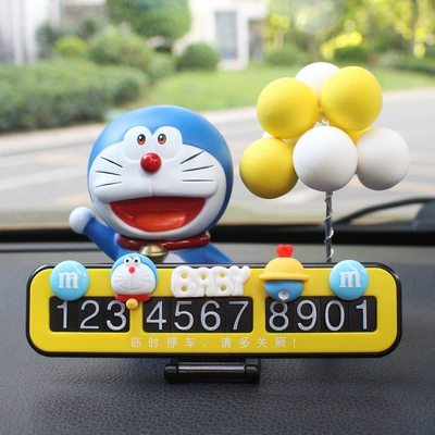 Interior Decoration, Car Moving Ornaments | Nömrəli dayanma kartı - yellow-parking-card-station-cat-yellow-and-white-ball