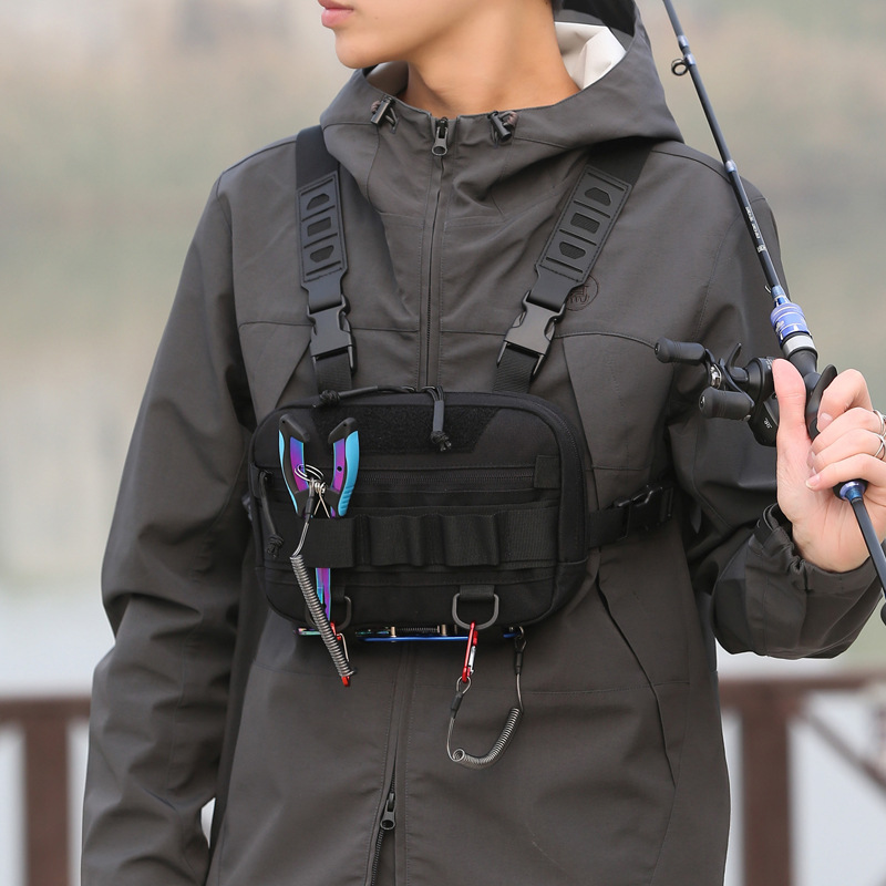 세이코 전술 조끼 가슴 매달려 다기능 야외 군사 팬 MPCS 모바일 가슴 교수형 가방 조끼 LUYA 가방