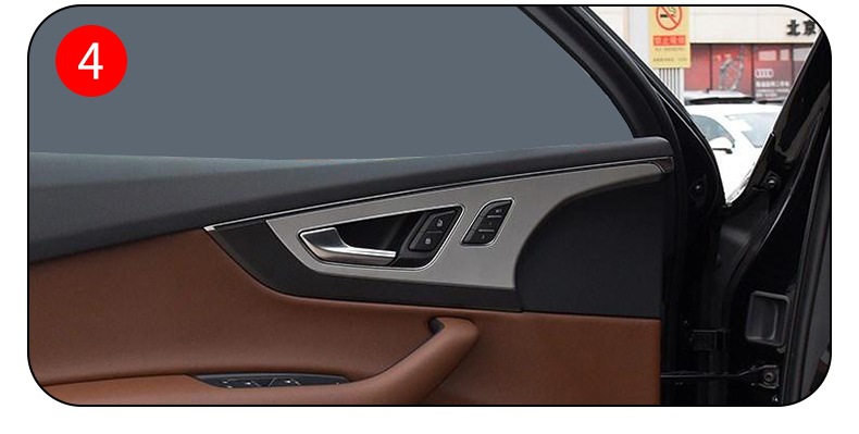 16-19 Audi Q7 Center Console Gear Interior Film Car Modification Special Paint Transparent Tpu Protective Film