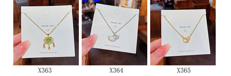 Fashion Heart Shape Butterfly Titanium Steel Plating Pendant Necklace 1 Piece