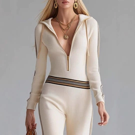 女士连体裤;时尚休闲套装;连衣裙