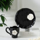 High-looking Japanese ins style niche hand-painted painted hand-pinched ceramic net red new water cup coffee cup and saucer suit