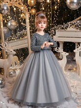 V 23153 Girl's Lace Princess Dress Ůͯ����ȹ �羳�W��
