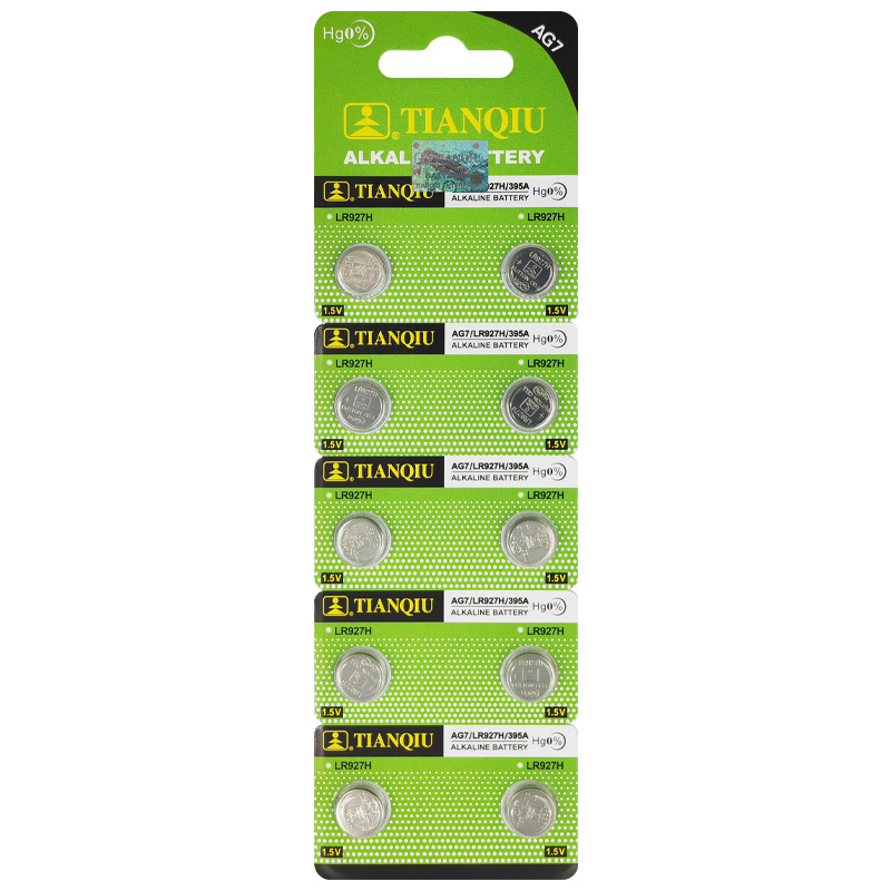 [Venta al por mayor] Tianqiu botón AG7/LR927/395A cuarzo reloj electrónico juguete batería de control remoto
