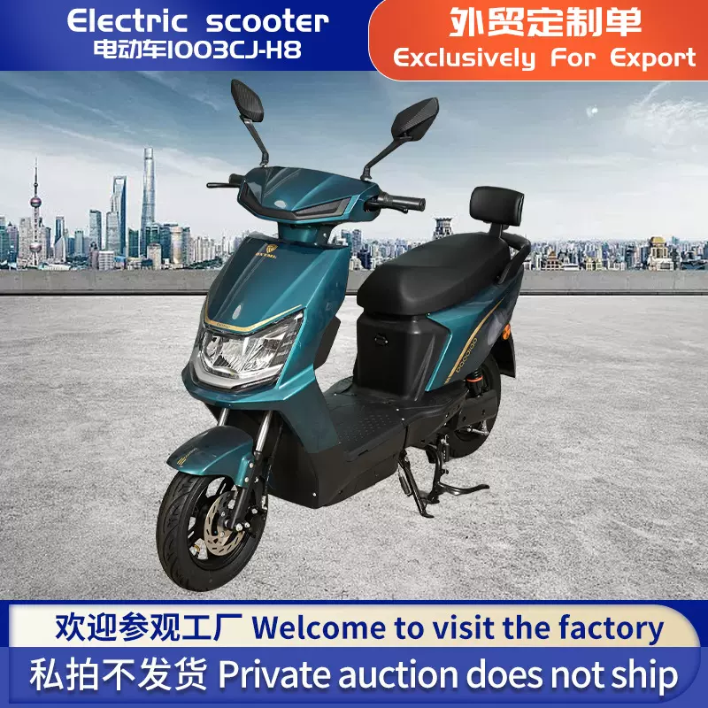 出口电动车长续航H8电动摩托车国外跨境电摩两轮外贸批发供应