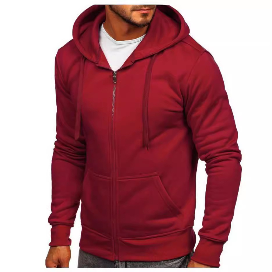 2024 suéter con cremallera para hombre transfronterizo sudadera con capucha de lana sudadera con capucha fábrica W3 al por mayor logotipo imprimible
