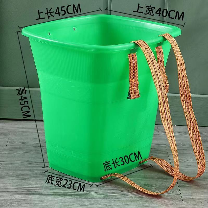 農業用プラスチック製背もたれかご、防水、大人用プラスチック製背もたれかご、模造竹製背もたれかご、キノコ狩り、食料品の買い物、果物の背もたれ|undefined