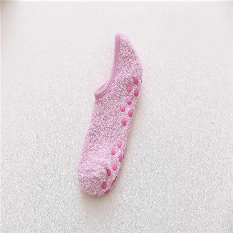 Calcetines Antideslizantes de Piso de Acrílico, Absorbentes de Sudor para Otoño e Invierno