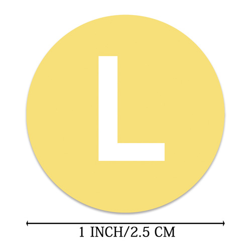 500 labels per roll, 2.5 cm size metric sticker labels