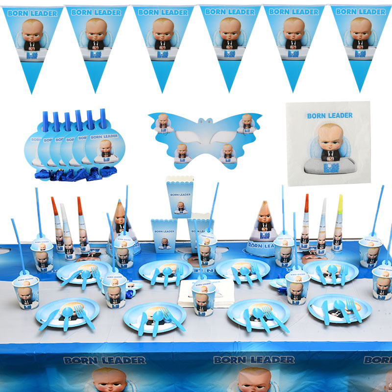 BOSS BABY Party Set Little Boss Birthday...