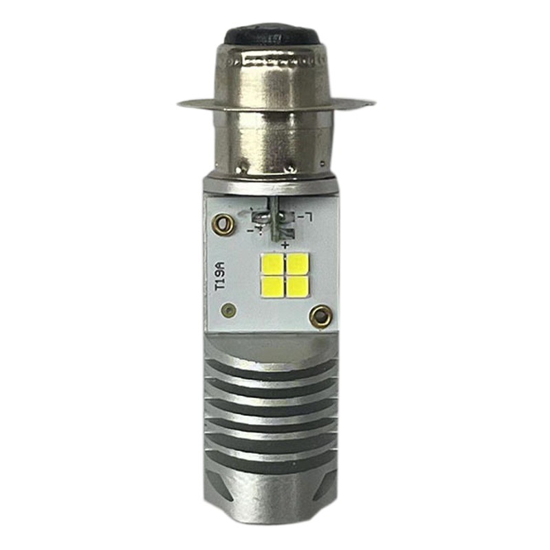 Cross-Border Hot-Selling Motorcycle Headlights 12-80V Far and Low Beam High-Bright Rivets Four-Bead Single-Claw Spotlights Led Car Lights