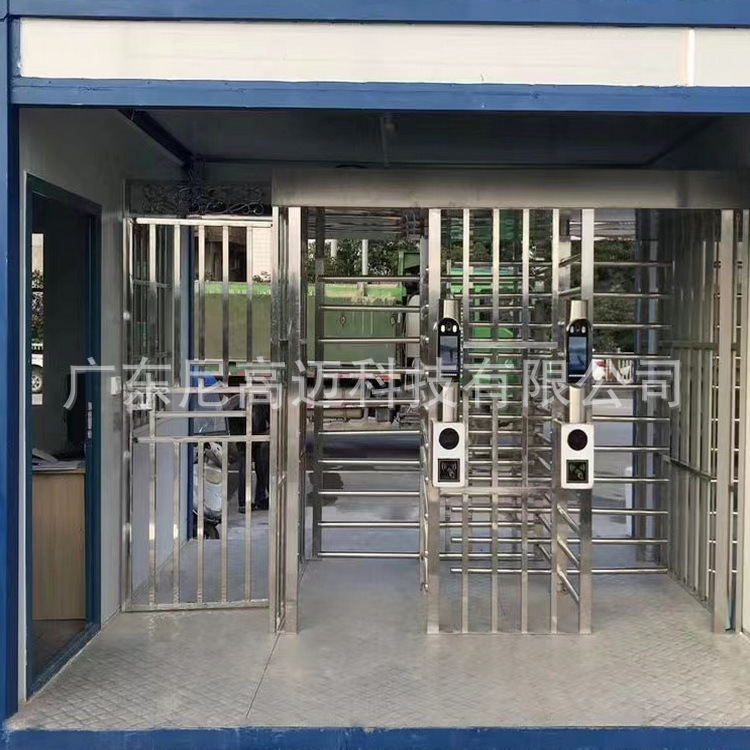 广东尼高迈供应建筑工地全高单向旋转门 员工通道出入实名制转闸