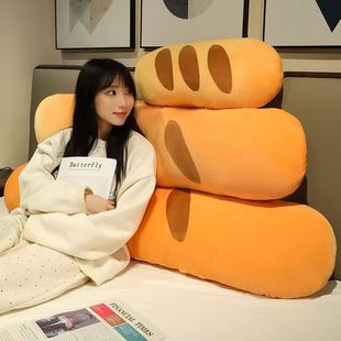 Weird Baguette Long Bed Sleeping Legs Dormitory Girls Bedside Cushion Pillow Removable and Washable Pillow