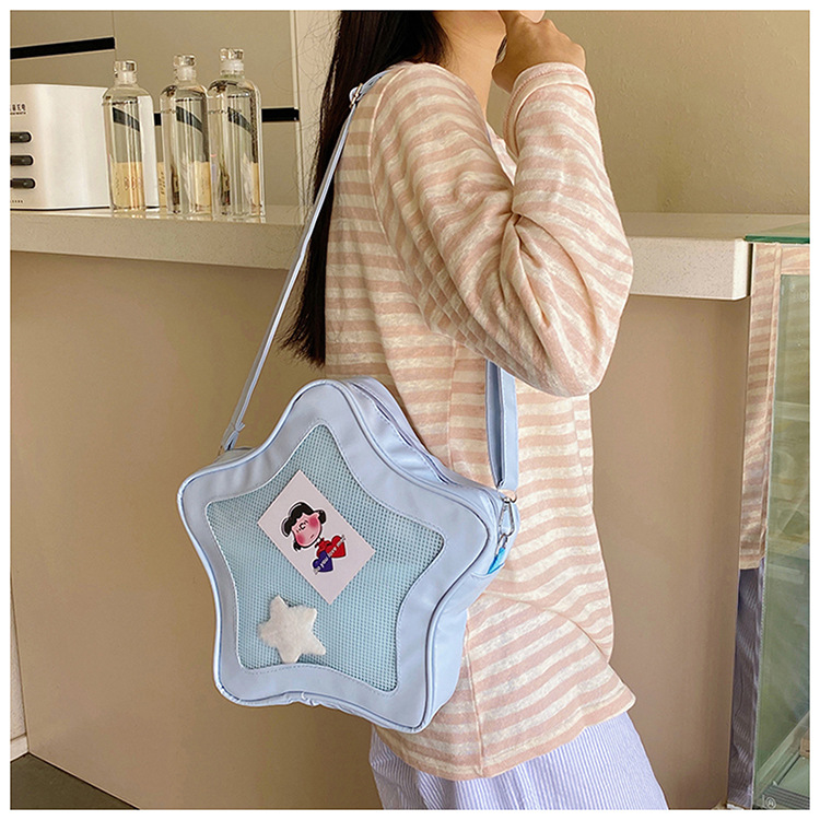 This year's popular color bags, 2025 new star bags, Japanese-style sweet single-shoulder bags, crossbody bags, women's bags, cross-border undefined