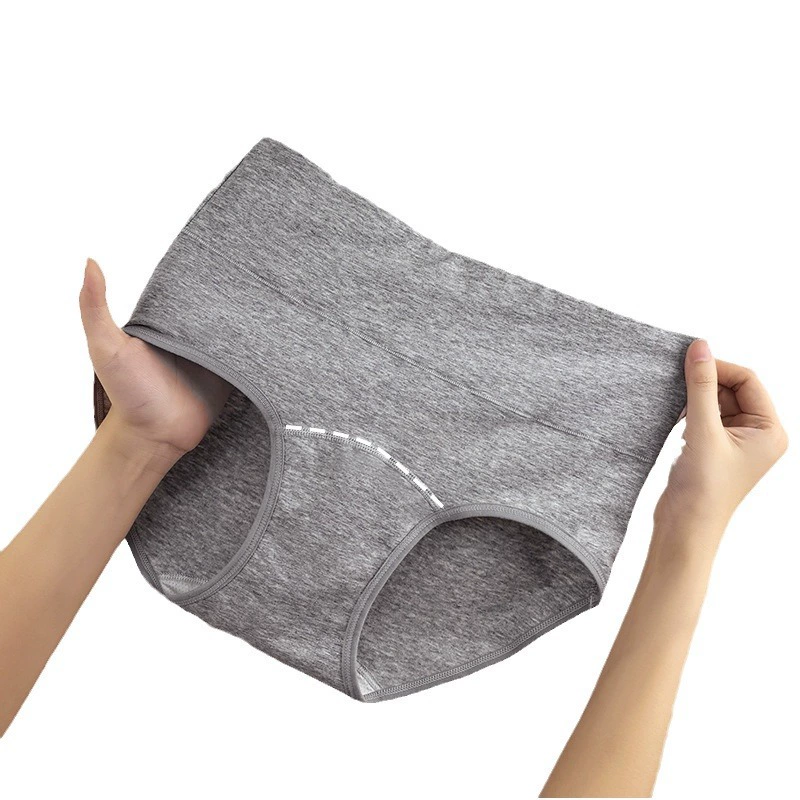 Cotton underwear, long trousers, antibacterial comfortable breathable pants, high waist