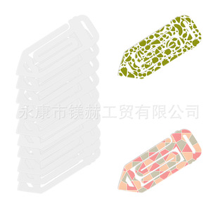 Kindergarten Cross-Border Heat Transfer Acrylic Paper Clips Can Be Sublimated with Various Patterns DIY Set Cross-Border Hot Sale