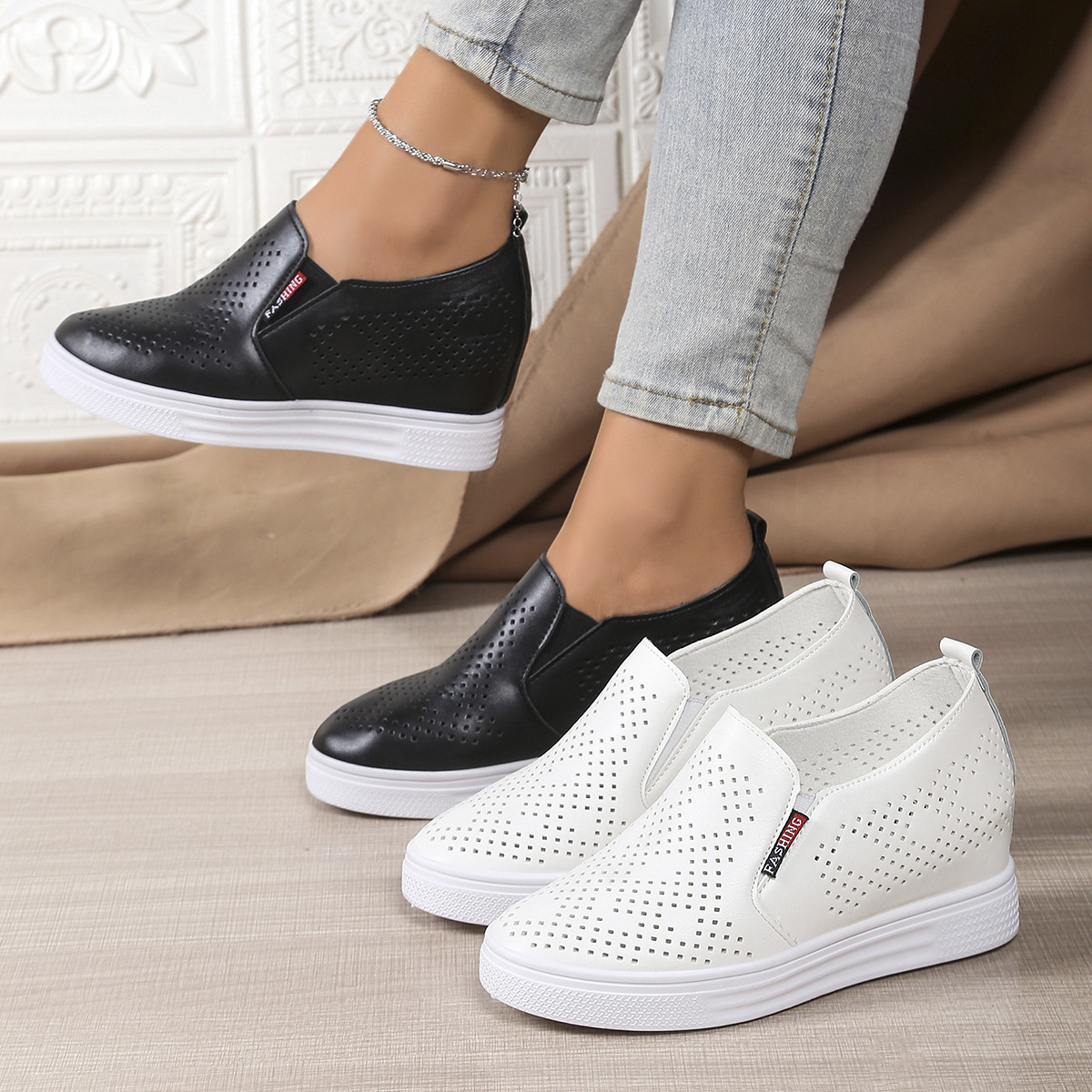 Fashionable casual trend comfortable universal solid color…