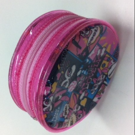 深圳PVC礼品袋饰品收纳袋拉链袋 零钱袋 圆桶袋 化妆品包装专用袋