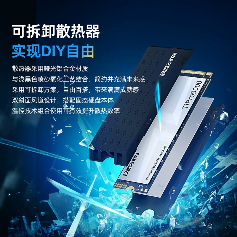 Жи Тай TiPro9000 1T 2T 4T M.2 NVMe PCIe 5.0 SSD SSD