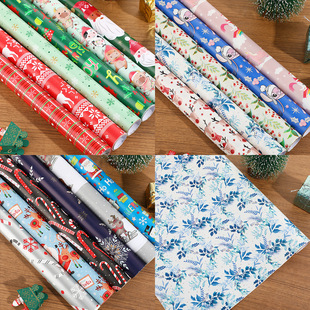 Birthday Gift Wrapping Paper, Gift Shop Gift Box Packaging, Gift Paper for Valentine's Day Flowers, Customizable Cartoon Wrapping Paper