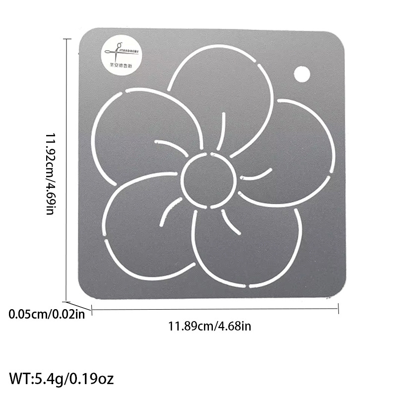 Línea presionando Plantilla de bordado plantilla patrón de ciruela bambú acolchado tablero de dibujo plantilla de bordado herramienta de patchwork
