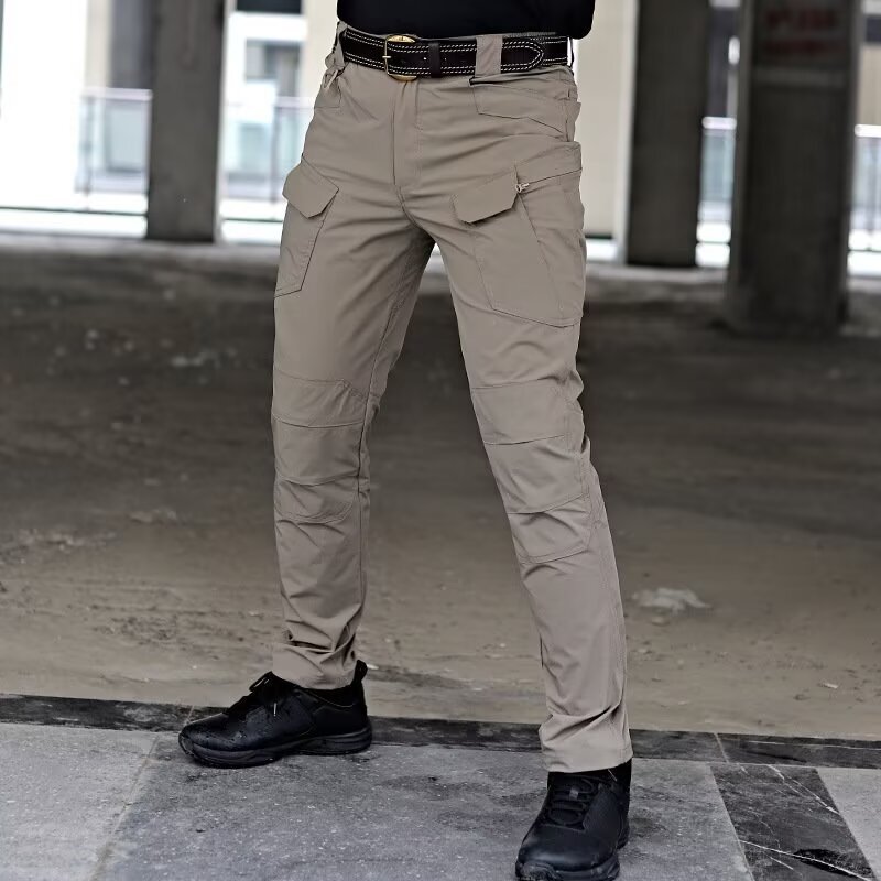 Aliexpress 2026 Men's Summer Solid Color Tactical Pants Versatile Casual Wear-Resistant Stylish Straight-Leg Cargo Pants Wholesale Trendy Aliexpress 2026 Men's Summer Solid Color Tactical Pants Versatile Casual Wear-Resistant Stylish Straight-Leg Cargo Pants Wholesale Trendy