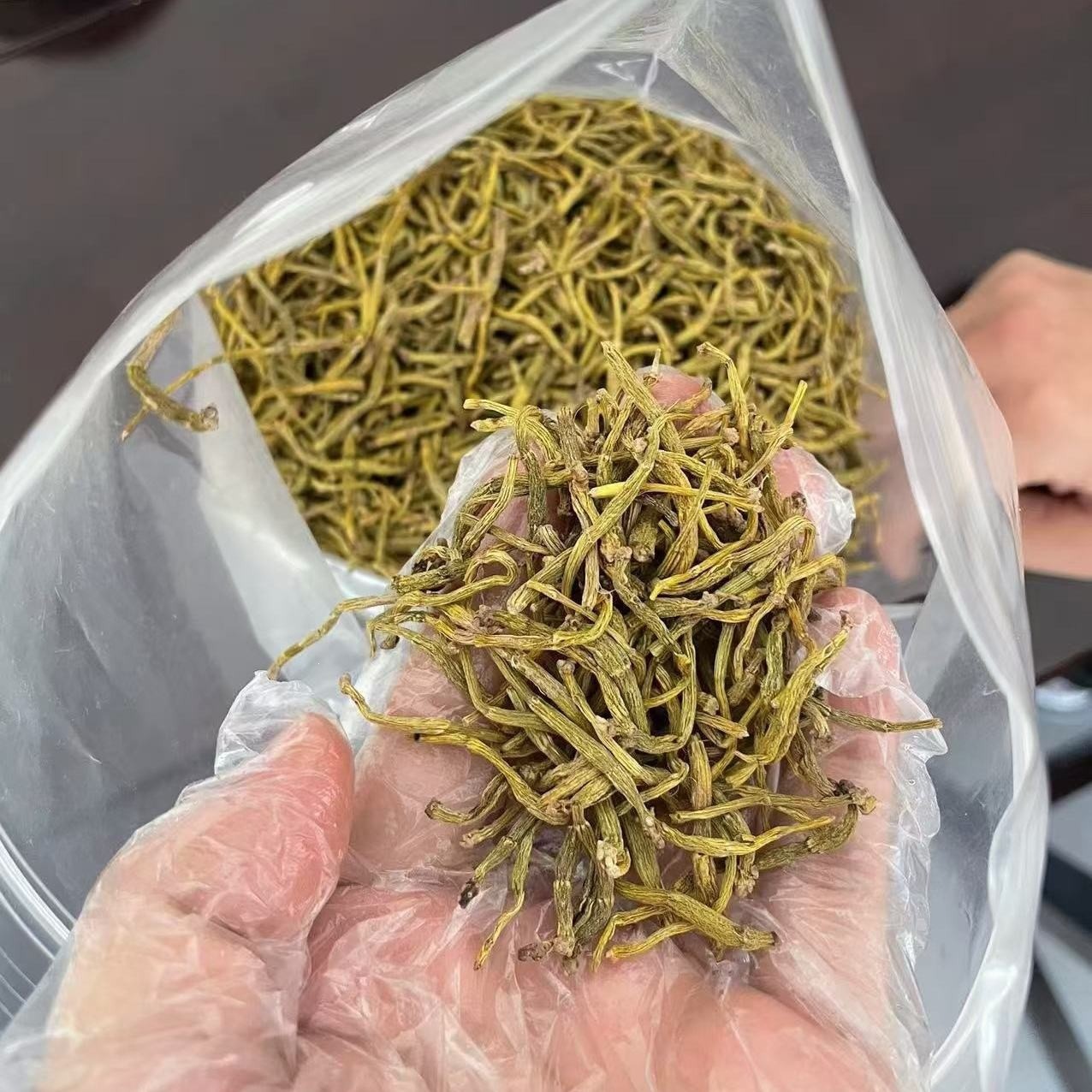 Huoshan Mi Hu Dried Dendrobium Stems 5-Year Huoshan Shihu Mi Hu 10g 100g in use