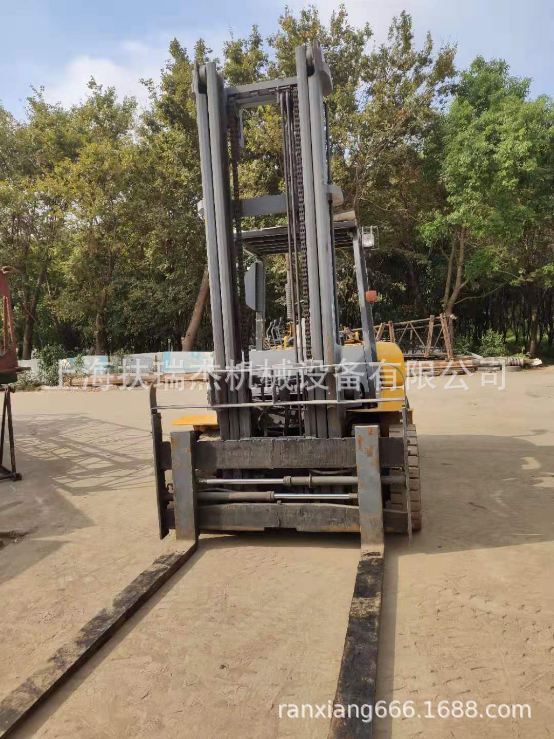 供应小松7吨叉车 带侧移 高门架