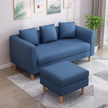 布艺沙发租房小户型现代简约公寓服装卧室单双人客厅一件起批