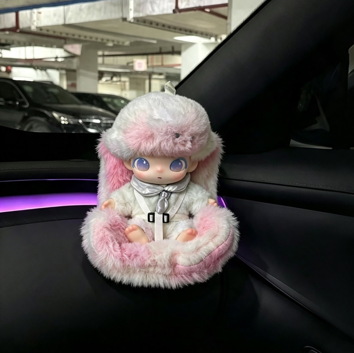 Mi SU7/YU7 doll car seat, Shangjie z7/Xiaopeng L03 doll safety seat, car decoration