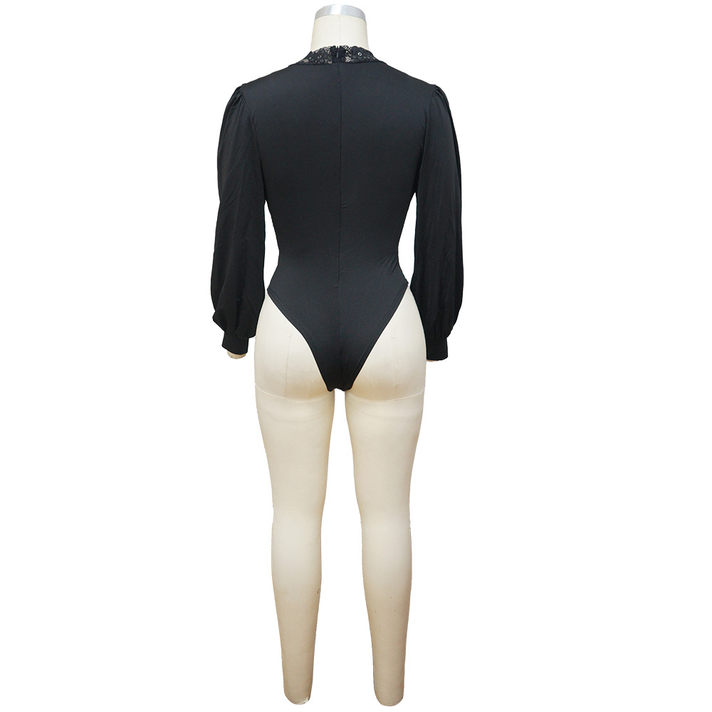 Women's Bodysuits Bodysuits Sexy Solid Color display picture 3