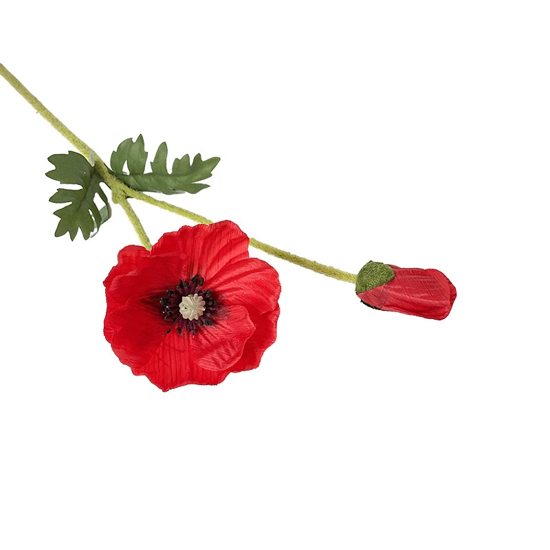 Один цветочек poppy poppy ins стиль высококлассная нежная искусственная цветочная композиция для гостиной