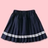 Tibetan blue double white old skirt