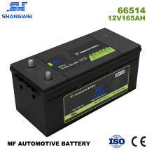 66514DIN��׼MF��ά�����12V165Ah�ܷ�ŷ�޳��õ�ƿ��������ͨ��