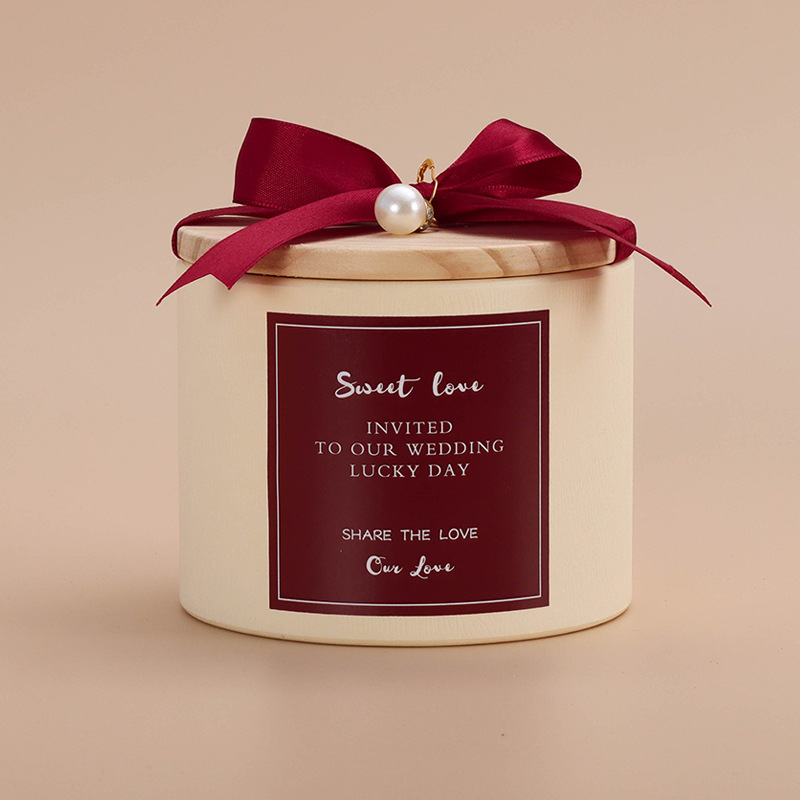 X02T14 흰색 냄비 빨간색 하단 스티커 (진주 펜던트)