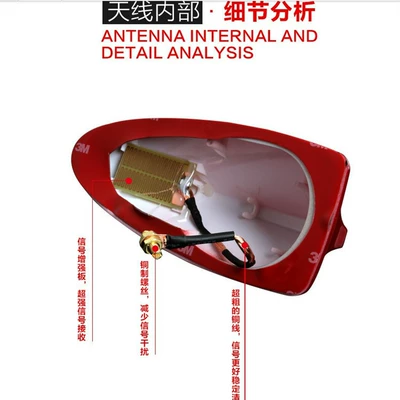 Wholesale car decoration shark vehicle antenna