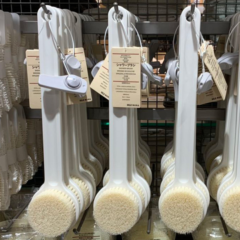 Cepillo de baño de estilo japonés mango largo pelo suave cepillo de baño traje cepillo de baño frotar cepillo de espalda cepillo de limpieza de la espalda fábrica al por mayor