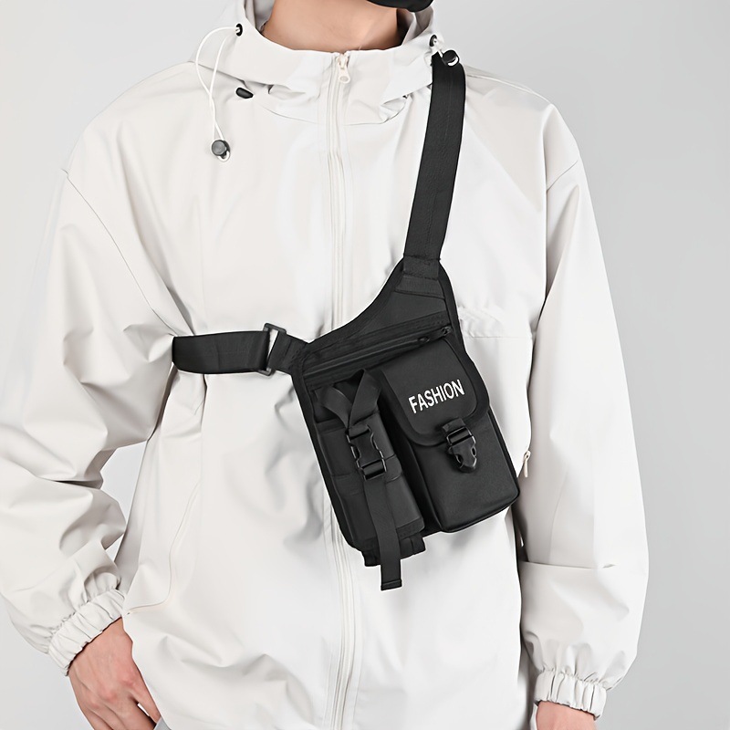 Men's New Single-Shoulder Crossbody Bag, Outdoor Leisure Bag, Travel Water Bottle Bag, Wear-Resistant, Waterproof, Practical, Unisex Bag