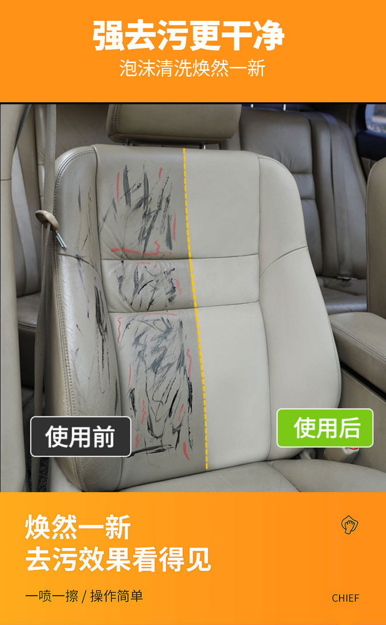 Spot wholesale multifunctional foam cleaner car interior cleaner shoes wash-free decontamination shoe polish artifact