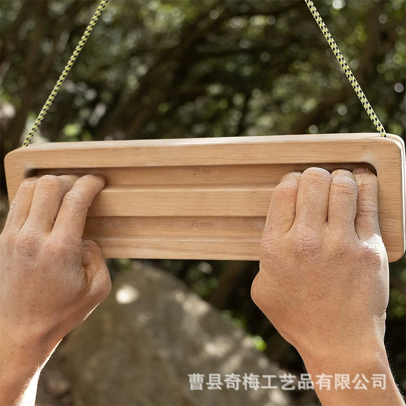 Деревянная скалолазная доска Подводная спортивная скалолазная скалолазная доска наружный фитнес-шнурк Листья может быть напечатана с логотипом