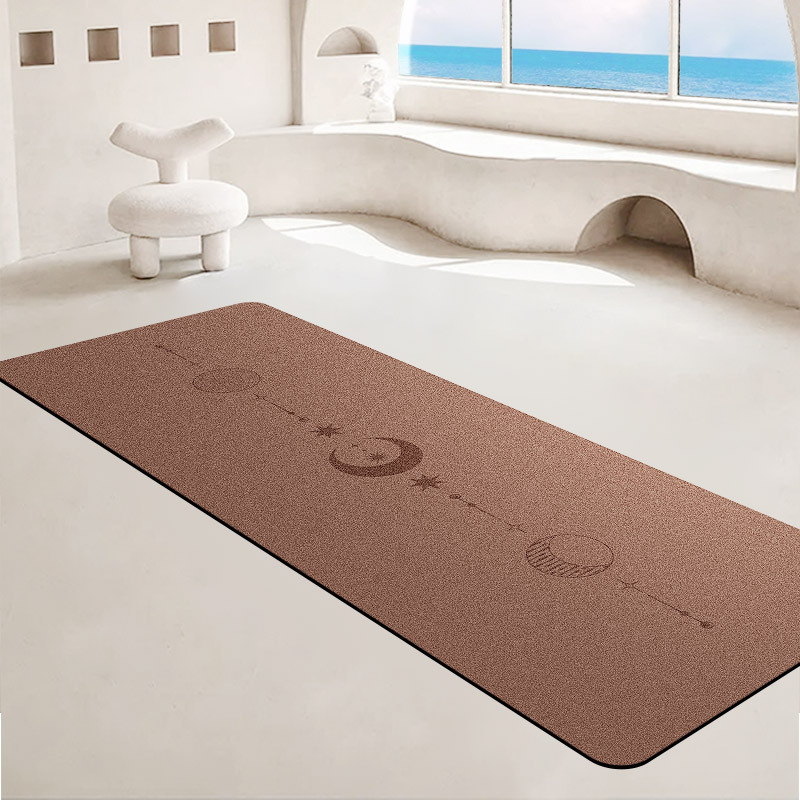 Upgraded silk frosted natural rubber non-slip sweat-absorbent yoga mat sports fitness home shop available