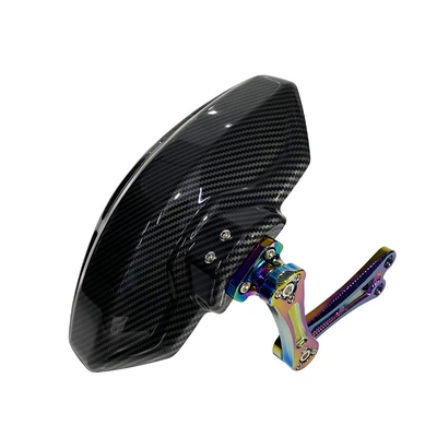 car modification accessories rear mud Motorcycle Safety Supplies - cnc-color-titanium-backing