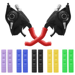 New bicycle one-shaped anti-slip brake handle cover mountain bike brake handle protective cover silicone brake handle handle cover