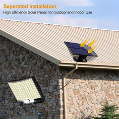 1PC 106LED Split Solar Light Outdoor Waterproof with Motion