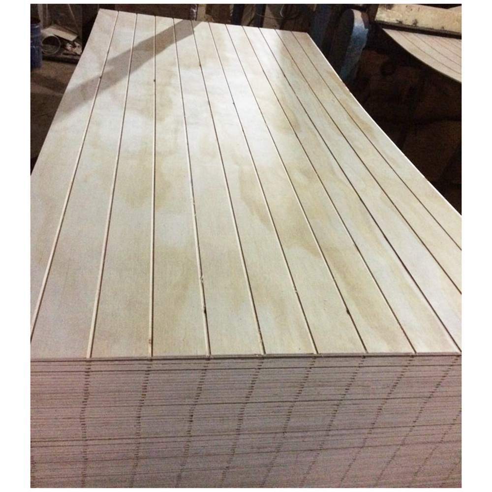 山东工厂供应9厘 12厘 E1胶水 开槽松木面胶合板 pine plywood-阿里巴巴