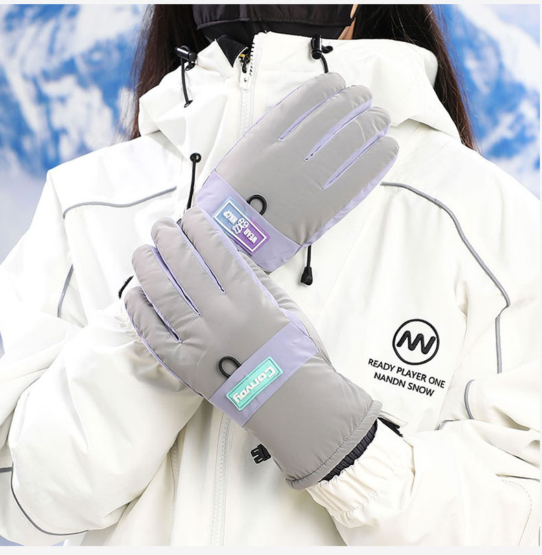 Winter herren wasserdicht samt verschleiß-beständig K2 frauen radfahren niedlich winddicht und kälte proof split finger skifahren warm_voghion.com
