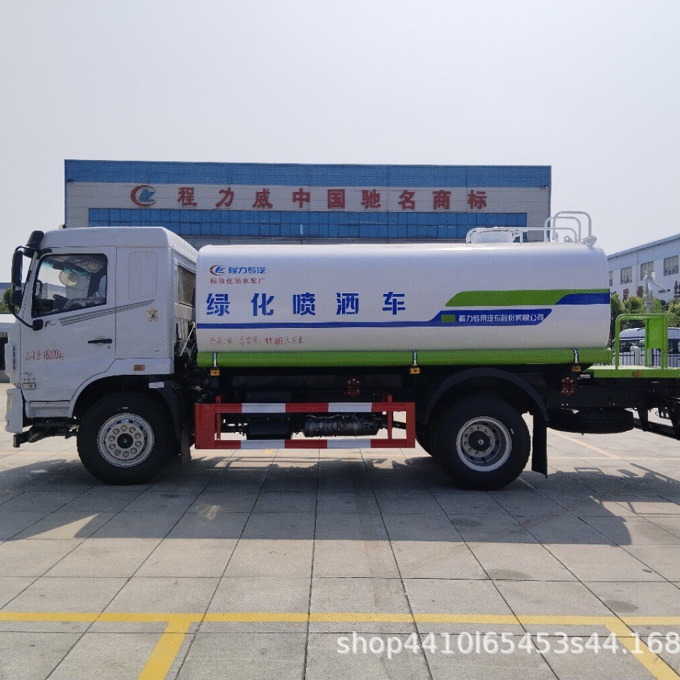 Construction Site Engineering Dust Suppression Sprinkler Truck, Landscaping Irrigation Sprinkler Truck, National Vi Dongfeng 12 Cubic Meter Sprinkler Truck