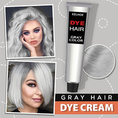 Hair Dye Grandma's Gray Hair Dye Trendy Hair Cream Easy to Color Lasting Gentle and Non-Damaging Hair